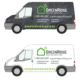 brand design for grenridgeroofing van & truck